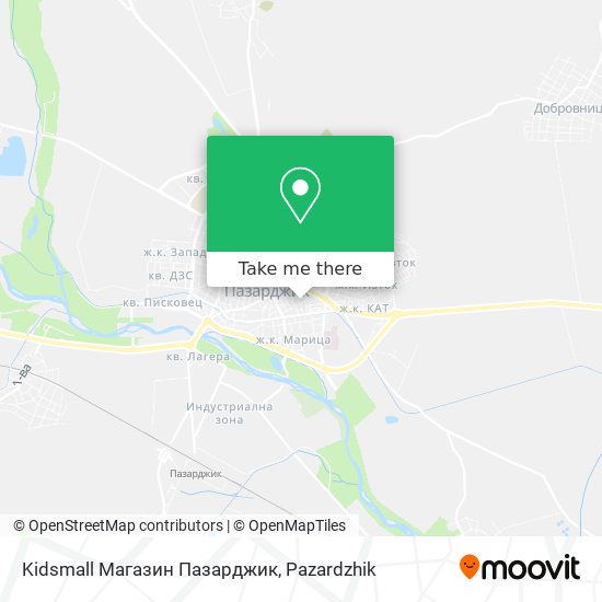 Kidsmall Магазин Пазарджик map