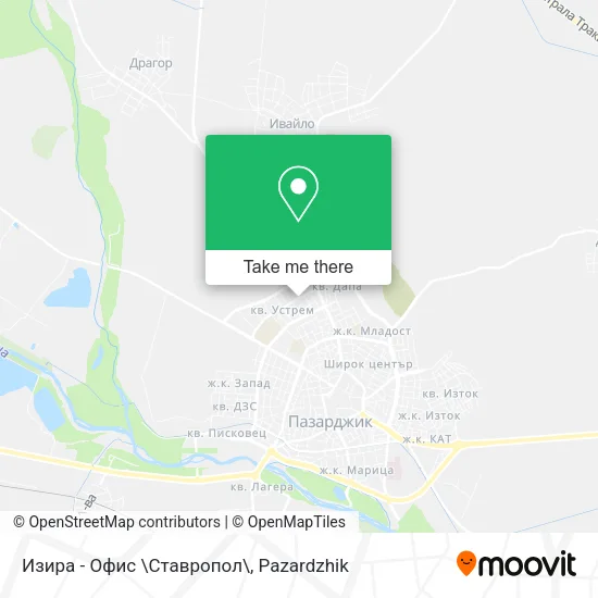 Карта Изира - Офис \Ставропол\