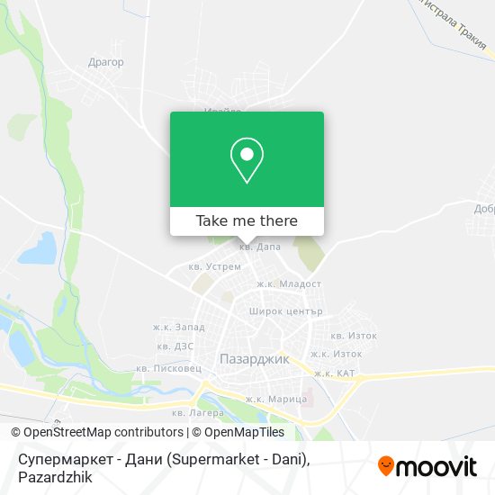 Супермаркет - Дани (Supermarket - Dani) map