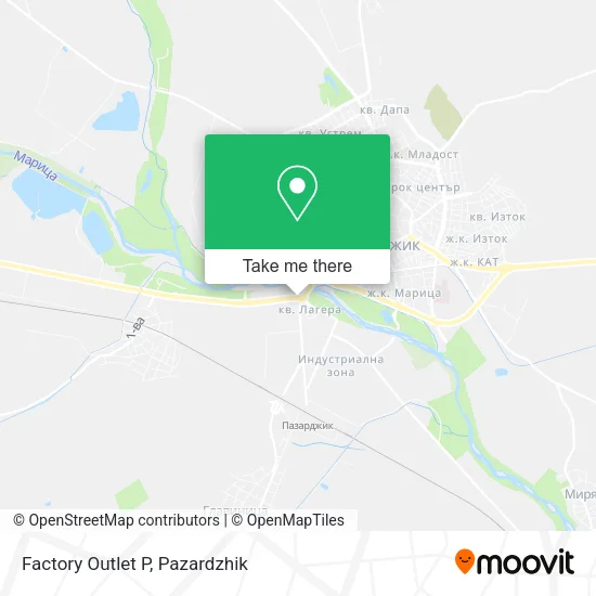 Карта Factory Outlet P