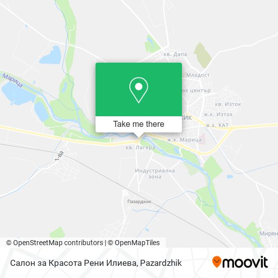 Салон за Красота Рени Илиева map