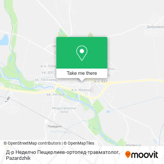 Карта Д-р Неделчо Пещерлиев-ортопед-травматолог