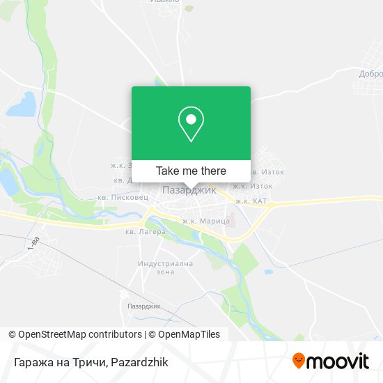 Гаража на Тричи map