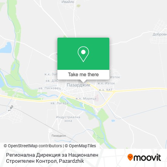 Регионална Дирекция за Национален Строителен Контрол map