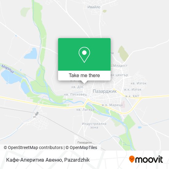 Кафе-Аперитив Авеню map