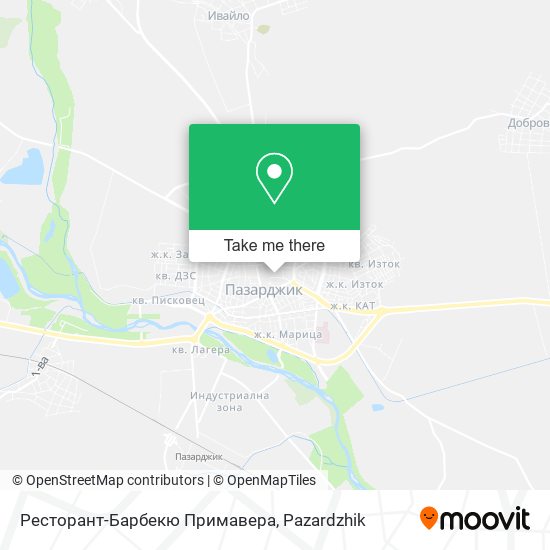 Ресторант-Барбекю Примавера map