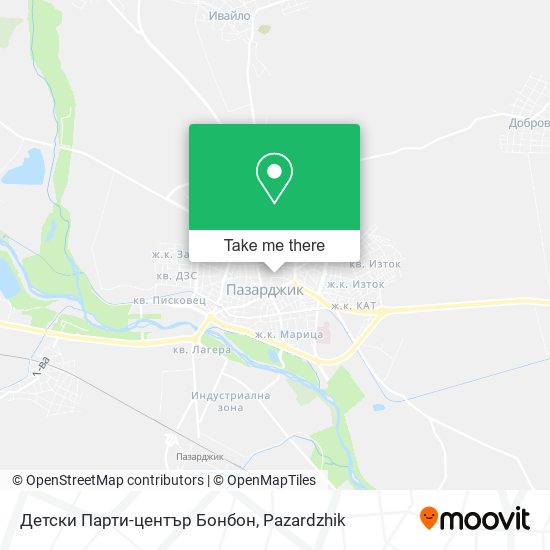 Детски Парти-център Бонбон map