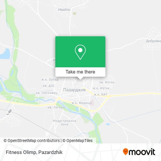 Fitness Olimp map