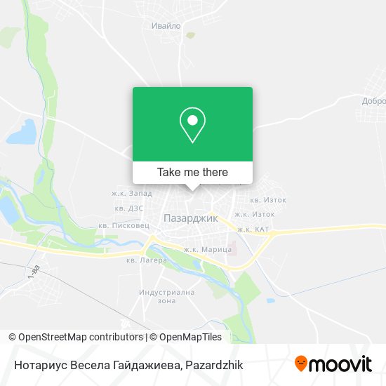 Нотариус Весела Гайдажиева map