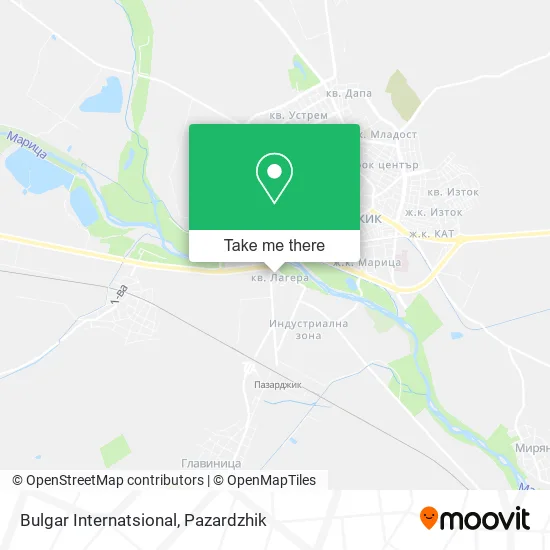 Карта Bulgar Internatsional