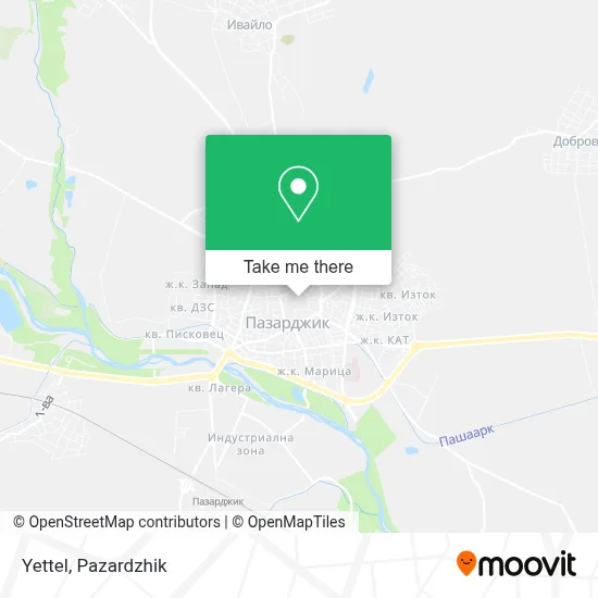 Yettel map