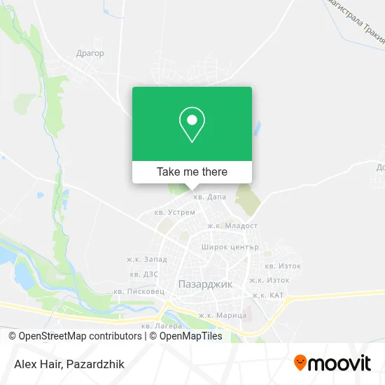 Alex Hair map