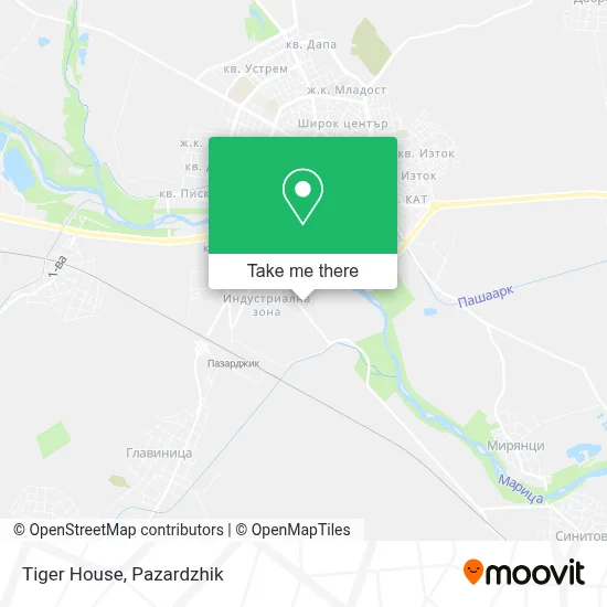 Tiger House map