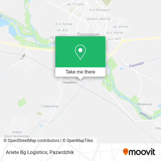 Ariete Bg Logistics map
