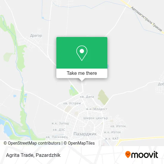 Agrita Trade map