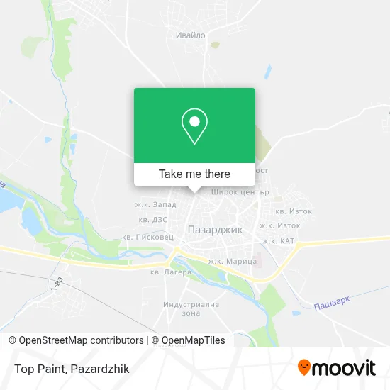 Top Paint map