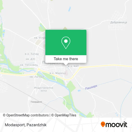 Modasport map