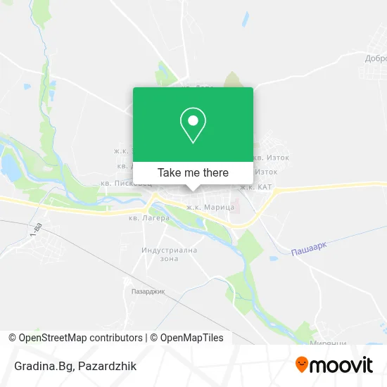 Gradina.Bg map