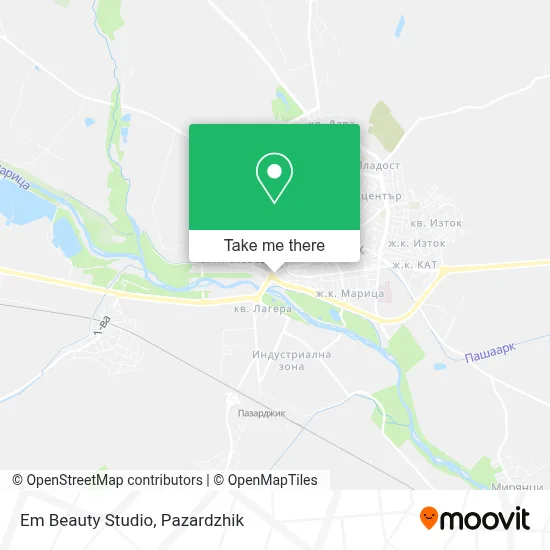 Em Beauty Studio map