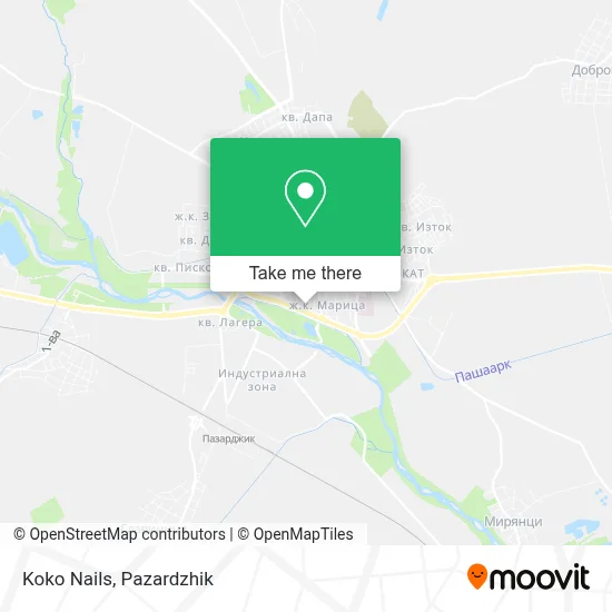 Koko Nails map