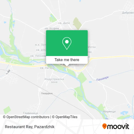 Restaurant Ray map