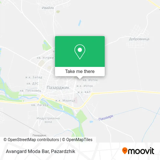 Avangard Moda Bar map