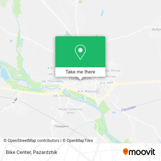 Bike Center map