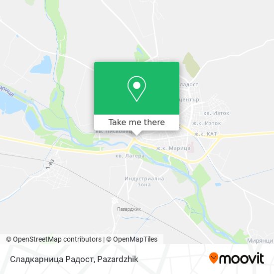 Сладкарница Радост map