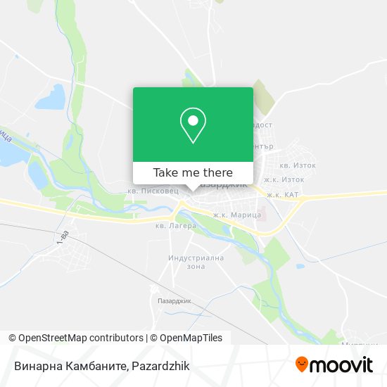 Винарна Камбаните map