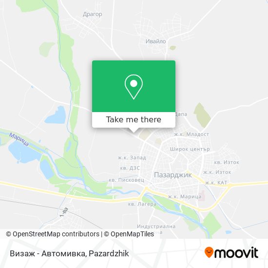 Визаж - Автомивка map
