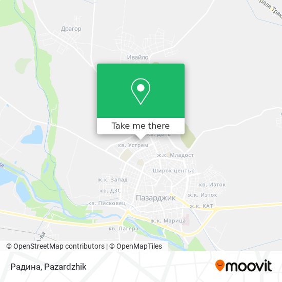 Радина map
