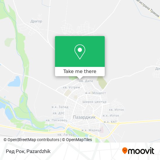 Ред Рок map