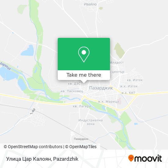 Улица Цар Калоян map