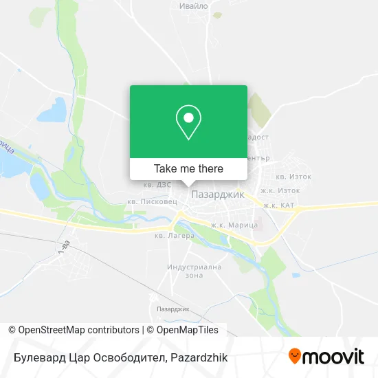 Карта Булевард Цар Освободител