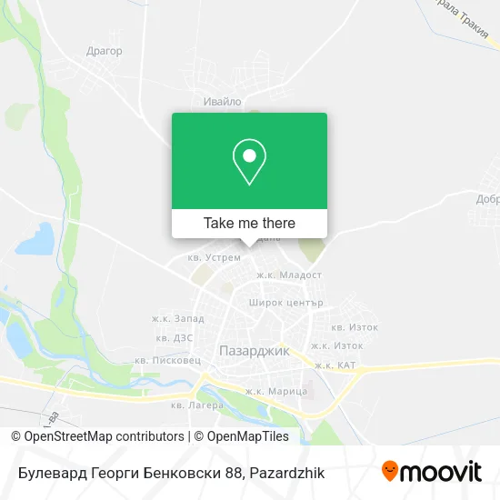 Карта Булевард Георги Бенковски 88