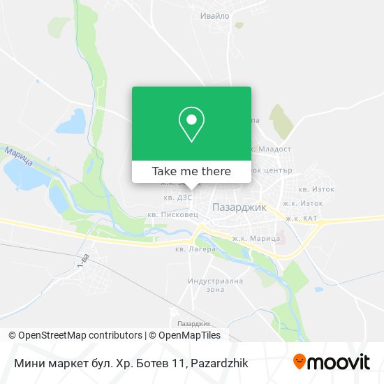 Мини маркет бул. Хр. Ботев 11 map