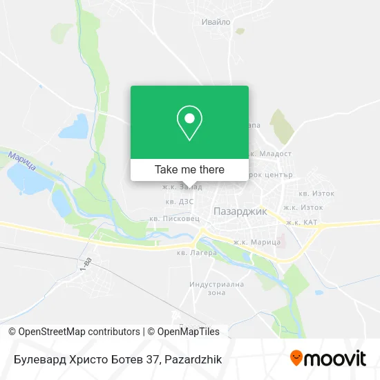 Карта Булевард Христо Ботев 37