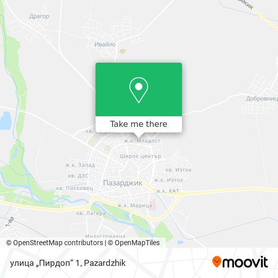 улица „Пирдоп“ 1 map