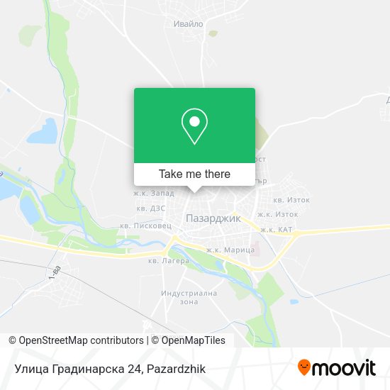 Карта Улица Градинарска 24