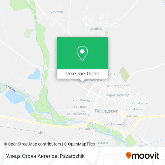 Улица Стоян Ангелов map