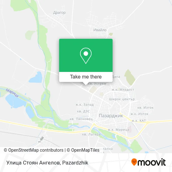 Карта Улица Стоян Ангелов