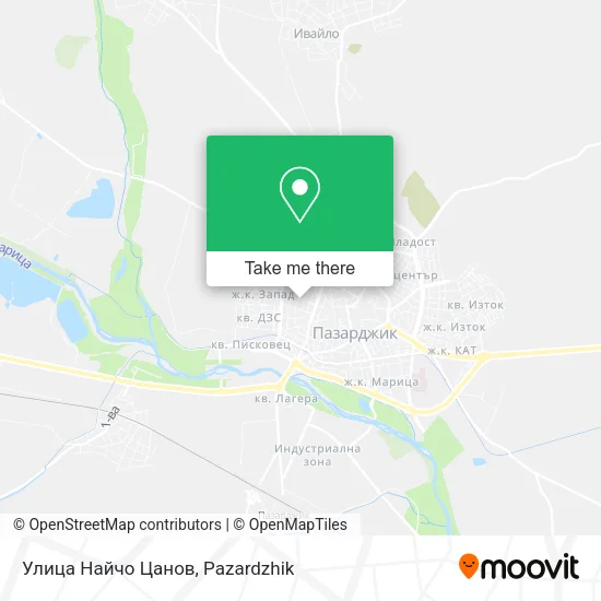 Карта Улица Найчо Цанов