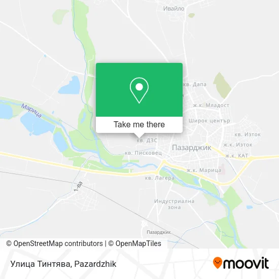 Карта Улица Тинтява