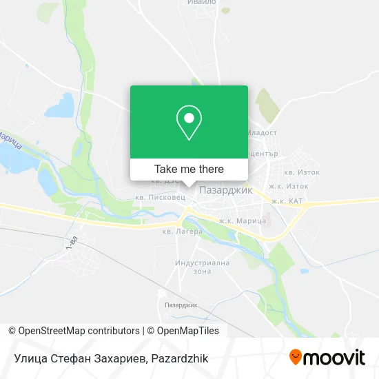 Карта Улица Стефан Захариев