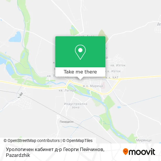 Карта Урологичен кабинет д-р Георги Пейчинов