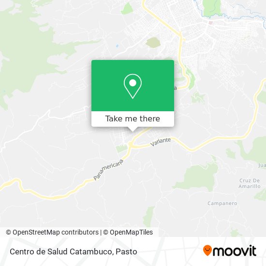 Mapa de Centro de Salud Catambuco