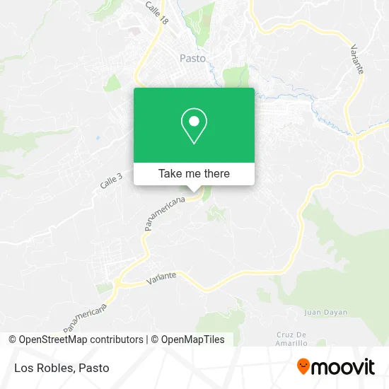 Los Robles map