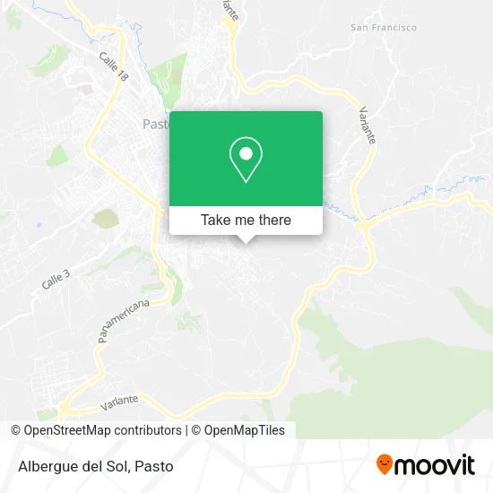 Albergue del Sol map