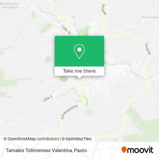 Tamales Tolimenses Valentina map