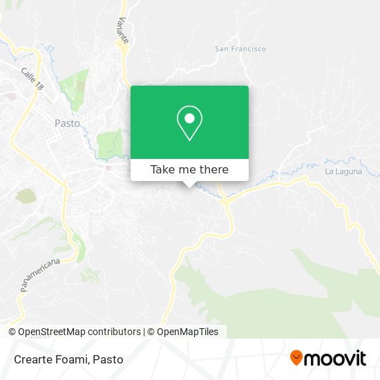 Mapa de Crearte Foami